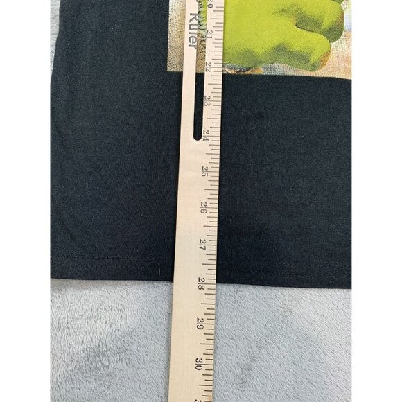 Shrek Shirt Men Medium Black Graphic Tee Worlds Greatest Farter Funny DreamWorks - Picture 5 of 7